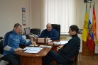 Глава администрации Неверкинского района Юрий Моисеев провел рабочую встречу с директором ЗАО "СОСНА - 2000"