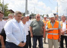 Глава Росавтодора поддержал намерение Пензенской области досрочно закончить реконструкцию дорожного объекта на улице Ерик