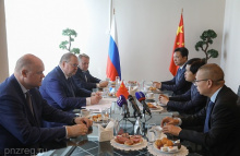 Олег Мельниченко провел рабочую встречу с официальной делегацией города Баоцзи